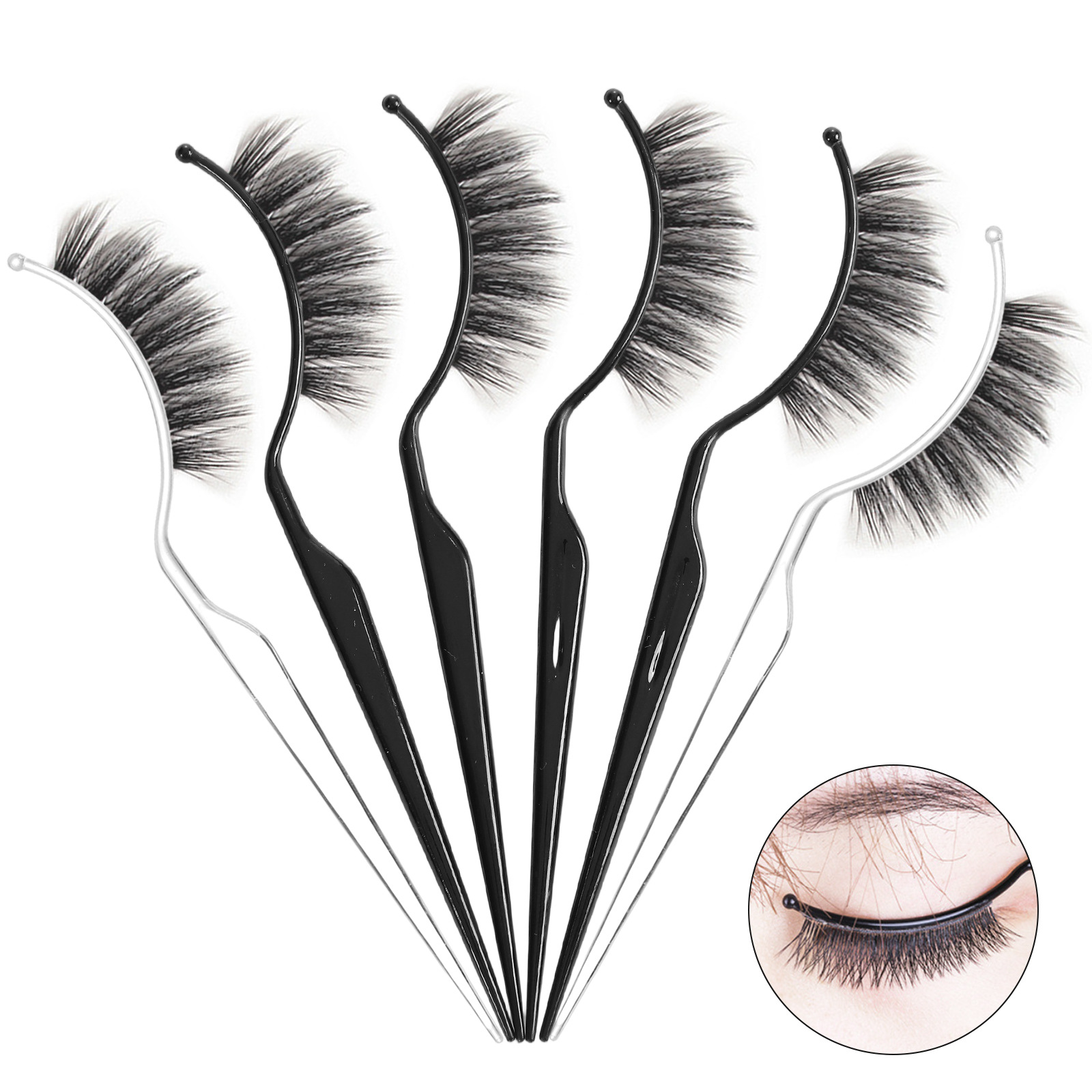 Eyelash Extension Course - 10 adet sahte kirpik deneme takma