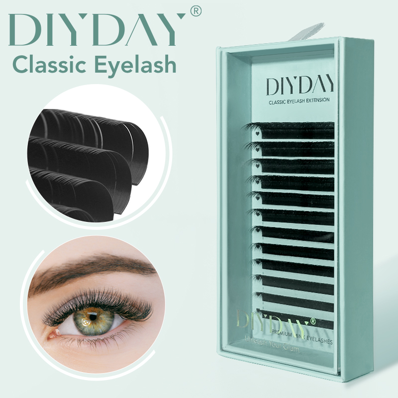 Eyelash Extension Natural Classic - DIYDAY 16 Satırlar Vizon Kirpik Bireysel