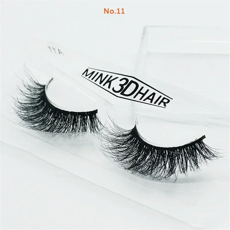 Eyelash Extension No 11 - 1 Çift 3D Vizon Kirpik El