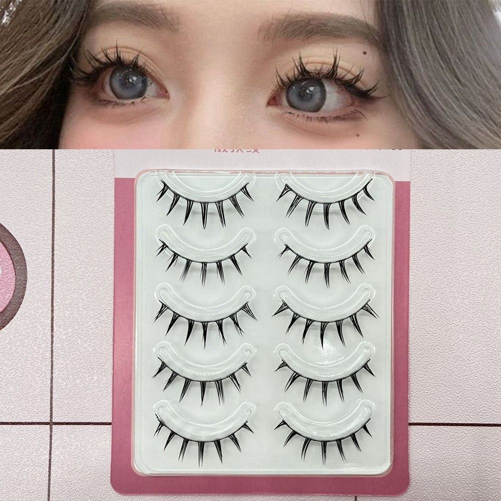 Eyelash Extension Anime - 5 Çiftli Paket Japon Cosplay Takma