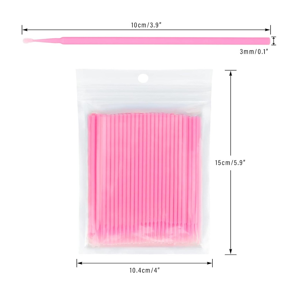 Eyelash Extension Remover - 500 Adet Tek Kullanımlık Mikro Pamuklu