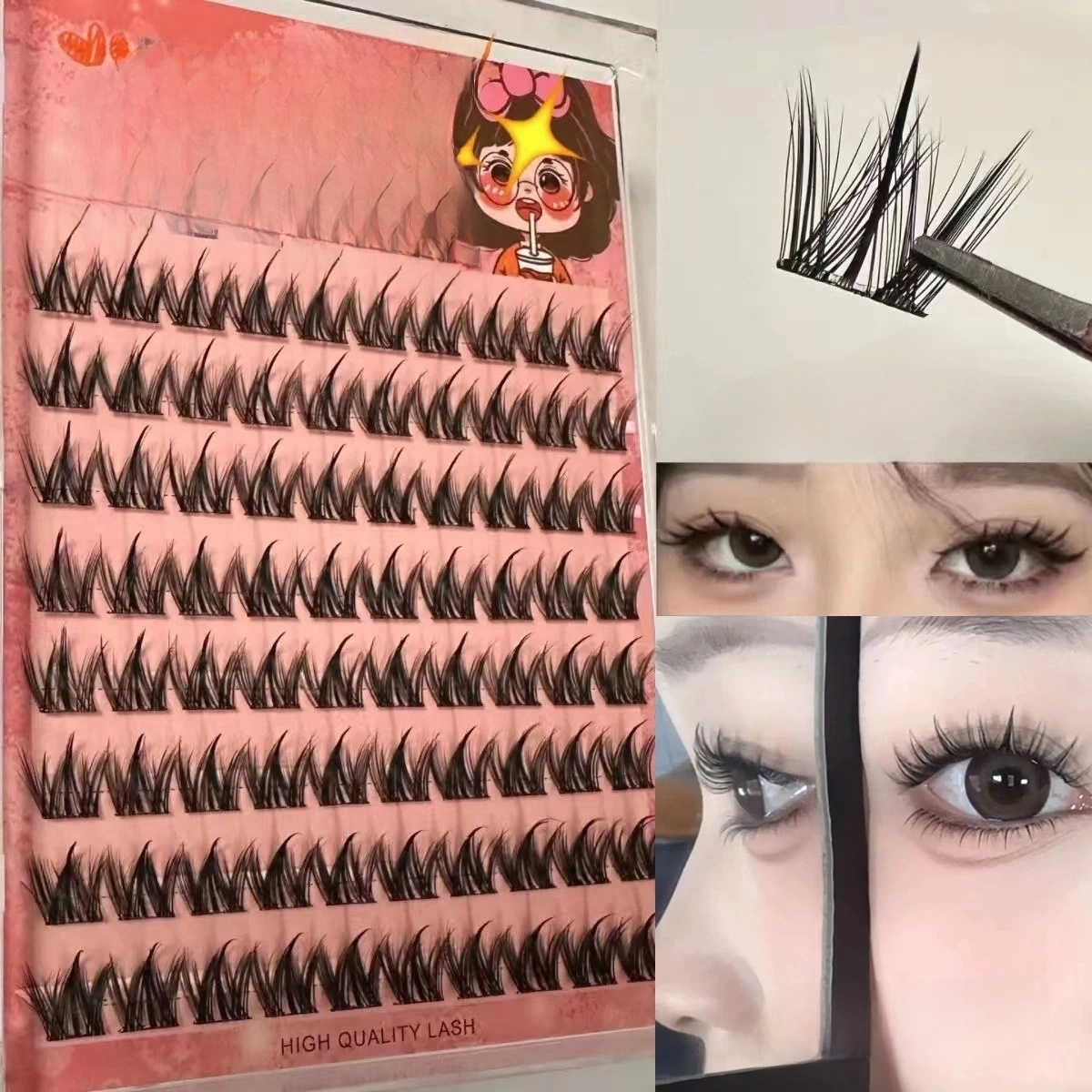 Eyelash Extension No 11 - 100 Adet Doğal Kendinden Yapışkanlı Kirpik