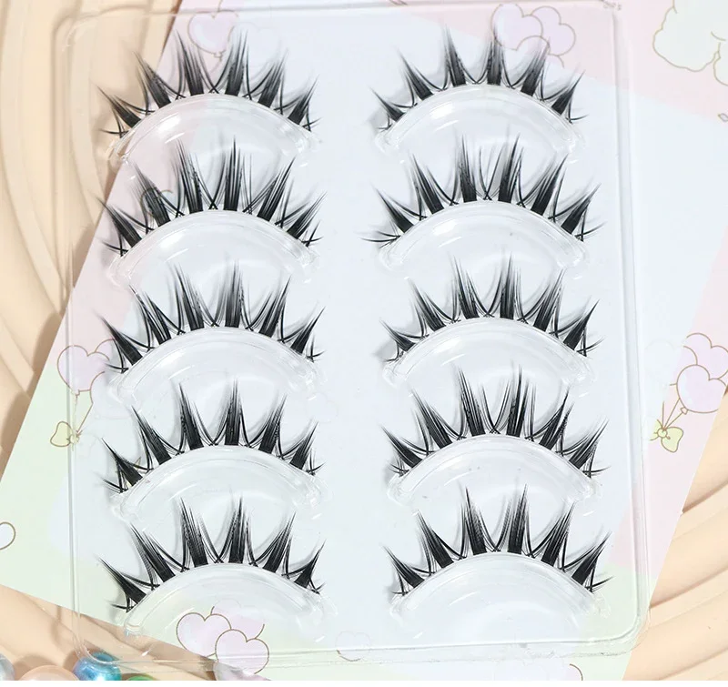 5 çift Manga Göz A Şekilli Sah - Eyelash Extension Douyin incelemesi ve fiyatı