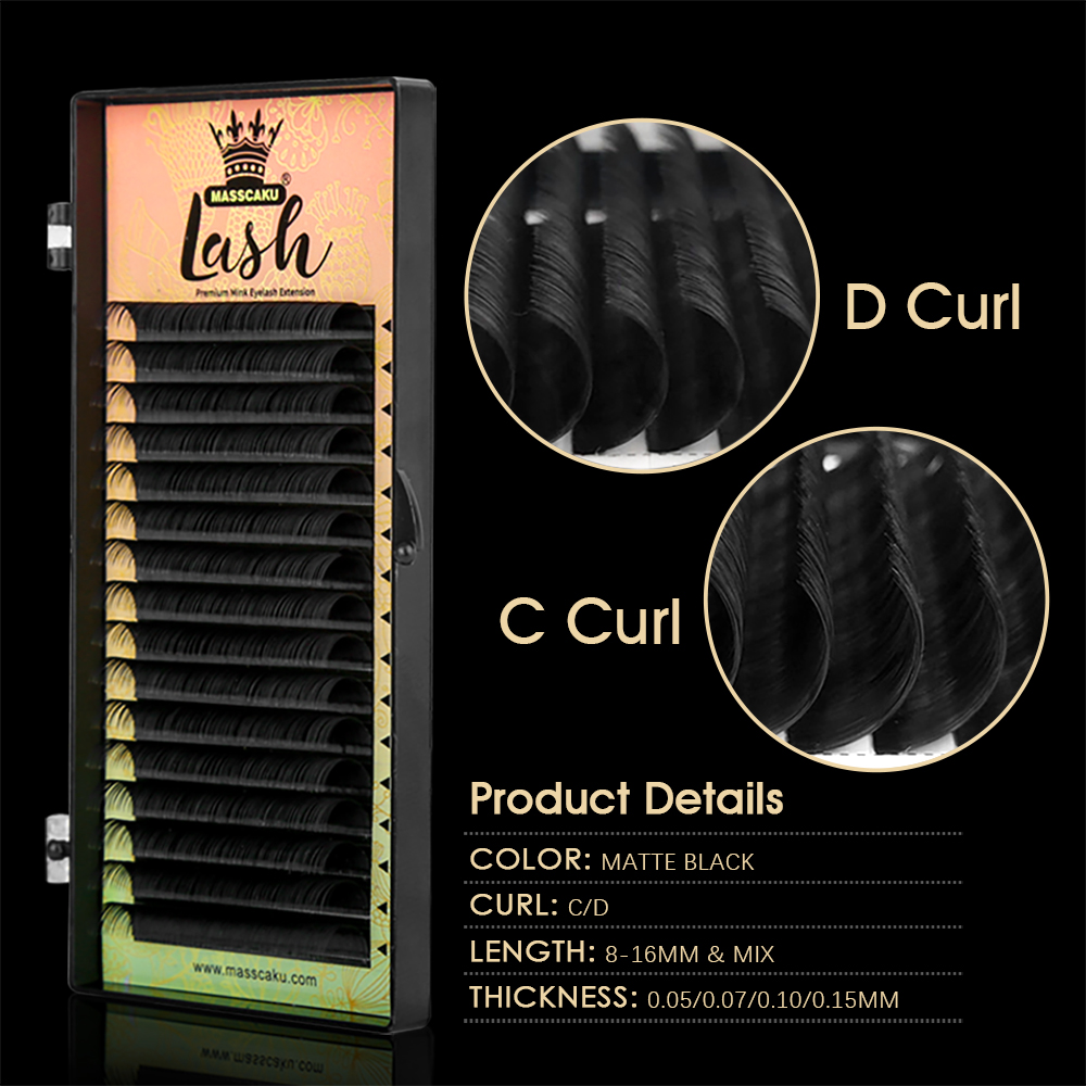 16 Hat MASSCAKU C D Kıvırmak S - Eyelash Extension Natural Classic incelemesi ve fiyatı