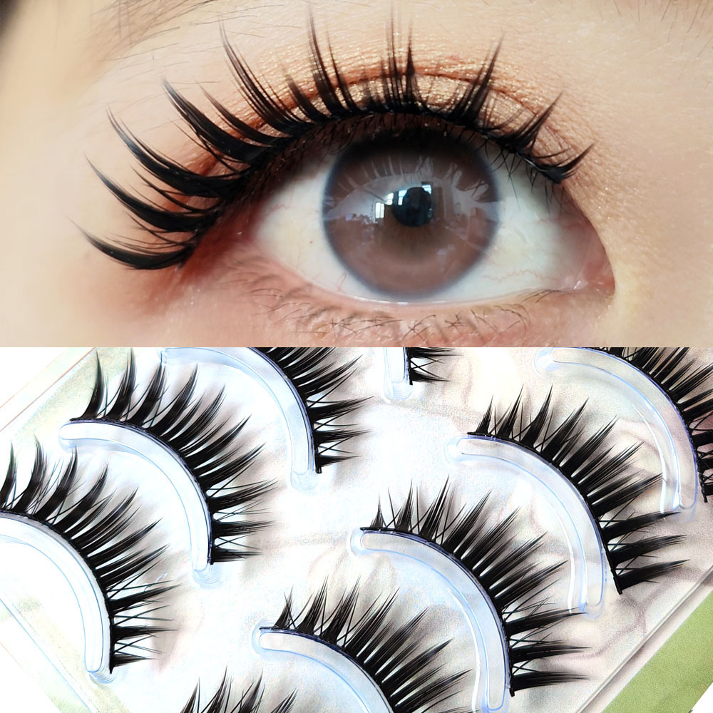 5 Pairs makyaj yanlış kirpik k - Eyelash Extension Anime incelemesi ve fiyatı