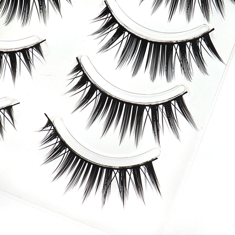 5 Pairs makyaj yanlış kirpik k - Eyelash Extension Anime incelemesi ve fiyatı