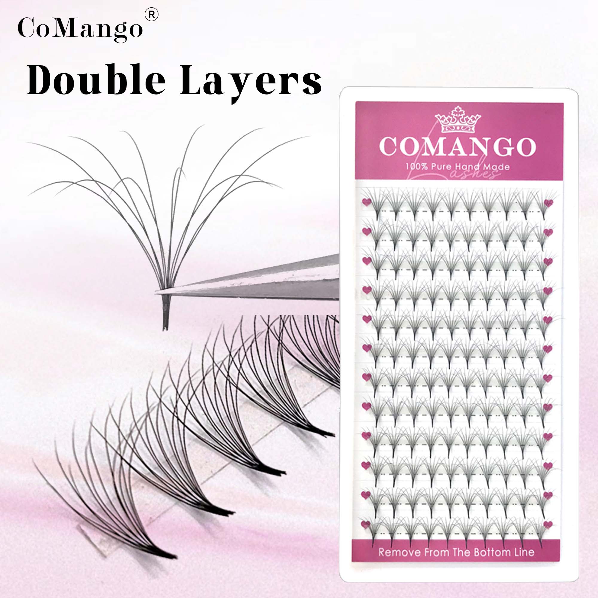 COMANGO Güzel Çift Katmanlı Ka - Eyelash Extension Double Volume incelemesi ve fiyatı