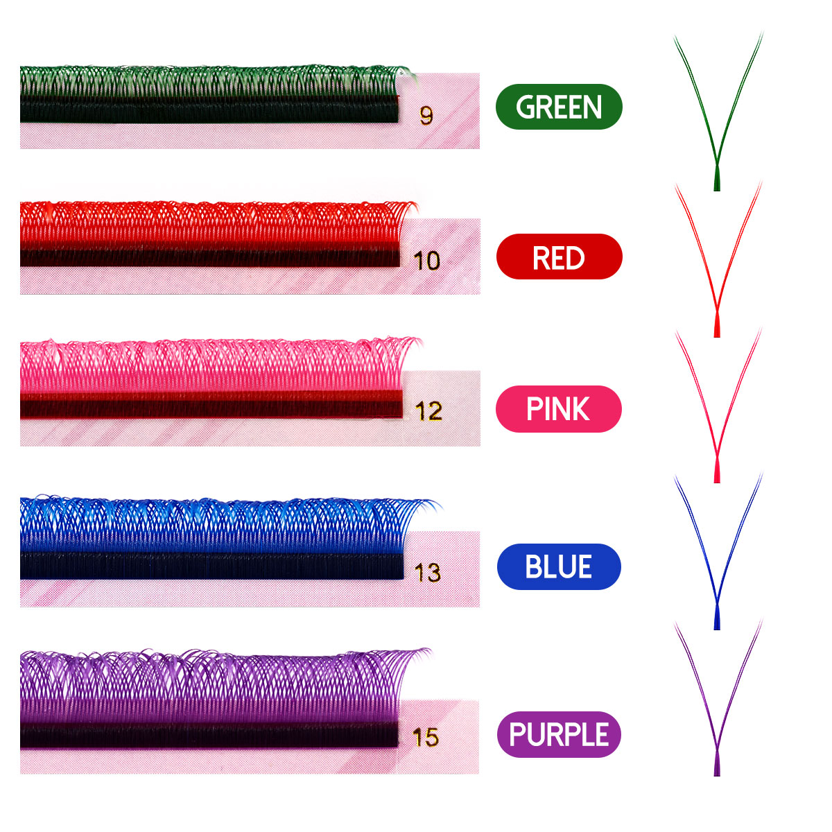 ARISON karışık renk YY Lashes  - Eyelash Extension Double Volume incelemesi ve fiyatı
