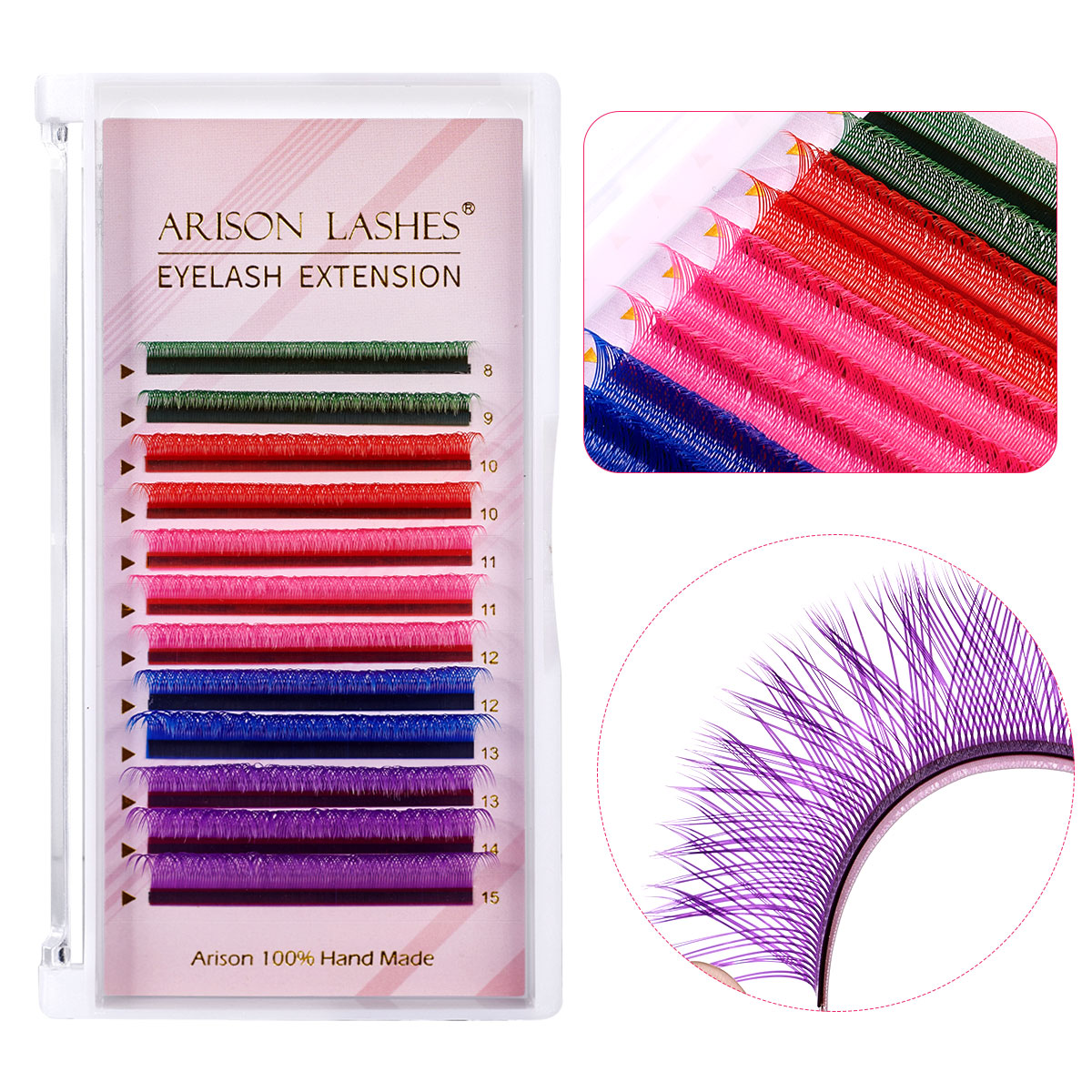 ARISON karışık renk YY Lashes  - Eyelash Extension Double Volume incelemesi ve fiyatı