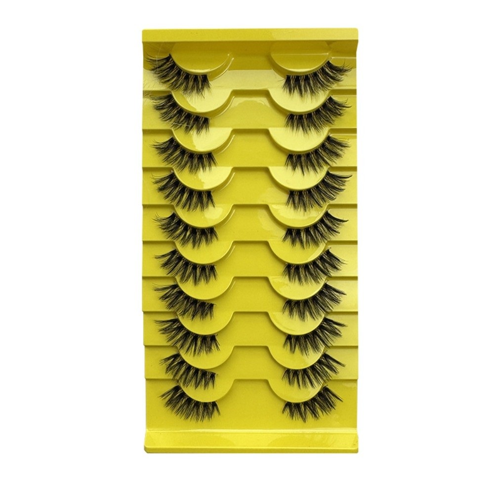 10 Çift Yeniden Kullanılabilir - Eyelash Extension Volume Cat Eye incelemesi ve fiyatı