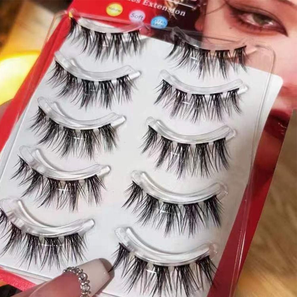 5Pairs 3D vizon kedi göz Lashe - Eyelash Extension Volume Cat Eye incelemesi ve fiyatı