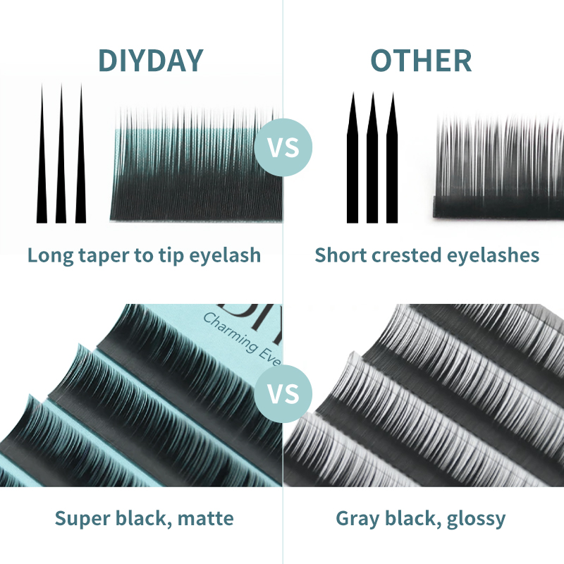 DIYDAY Alt Kirpik Uzatma B/C 5 - Eyelash Extension Natural Classic incelemesi ve fiyatı
