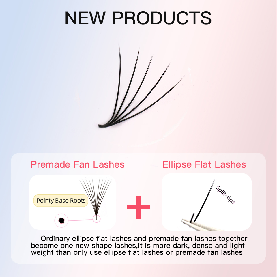 Düz Hazır Fanlar İnce Kök Kirp - Eyelash Extension Supernatural incelemesi ve fiyatı