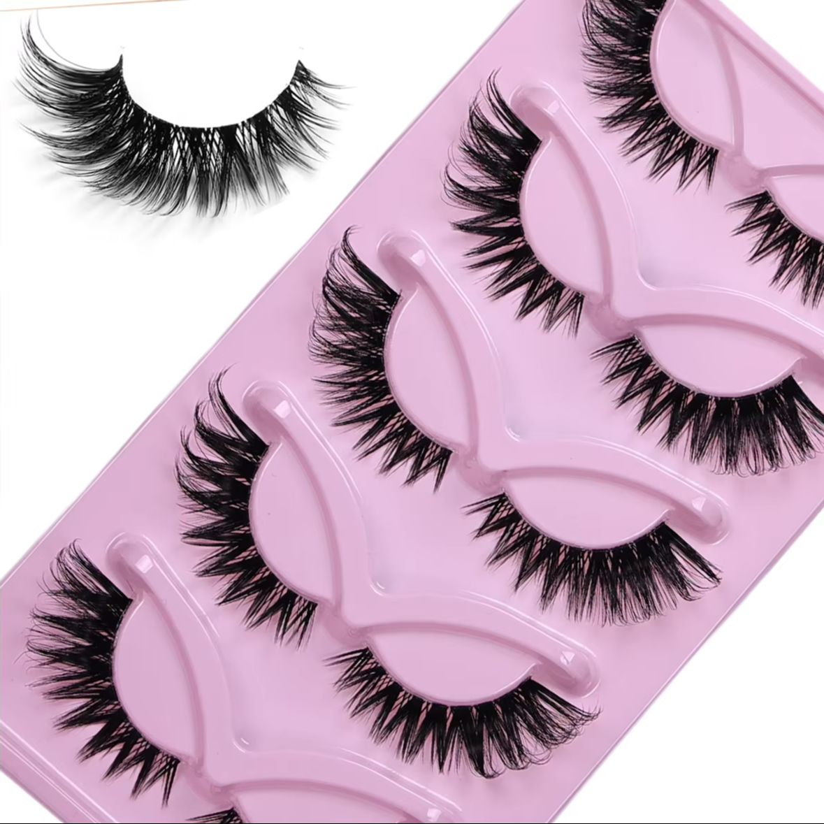 5 Çift Kedi Gözü Takma Kirpikl - Eyelash Extension Volume Cat Eye incelemesi ve fiyatı