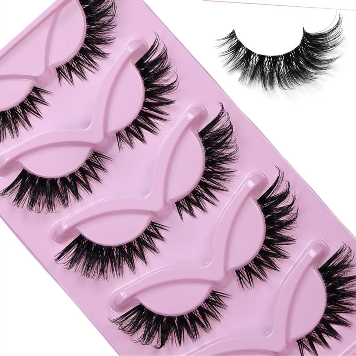 5 Çift Kedi Gözü Takma Kirpikl - Eyelash Extension Volume Cat Eye incelemesi ve fiyatı