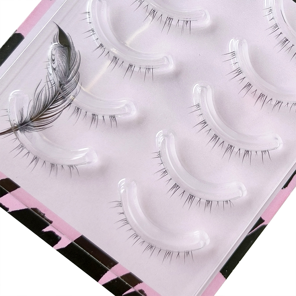 5 Çift Şeffaf Bant Alt Kirpik  - Eyelash Extension Douyin incelemesi ve fiyatı