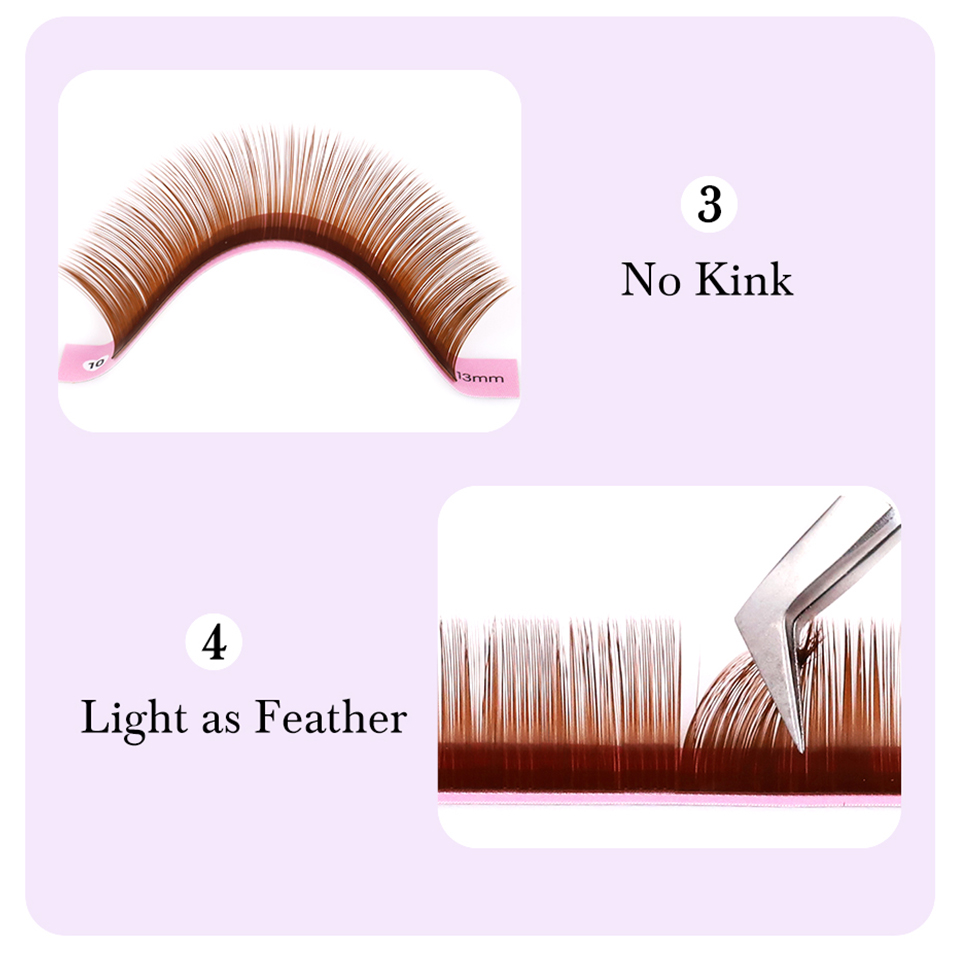 Kakao Çikolata Kahverengi Kirp - Eyelash Extension Natural Classic incelemesi ve fiyatı