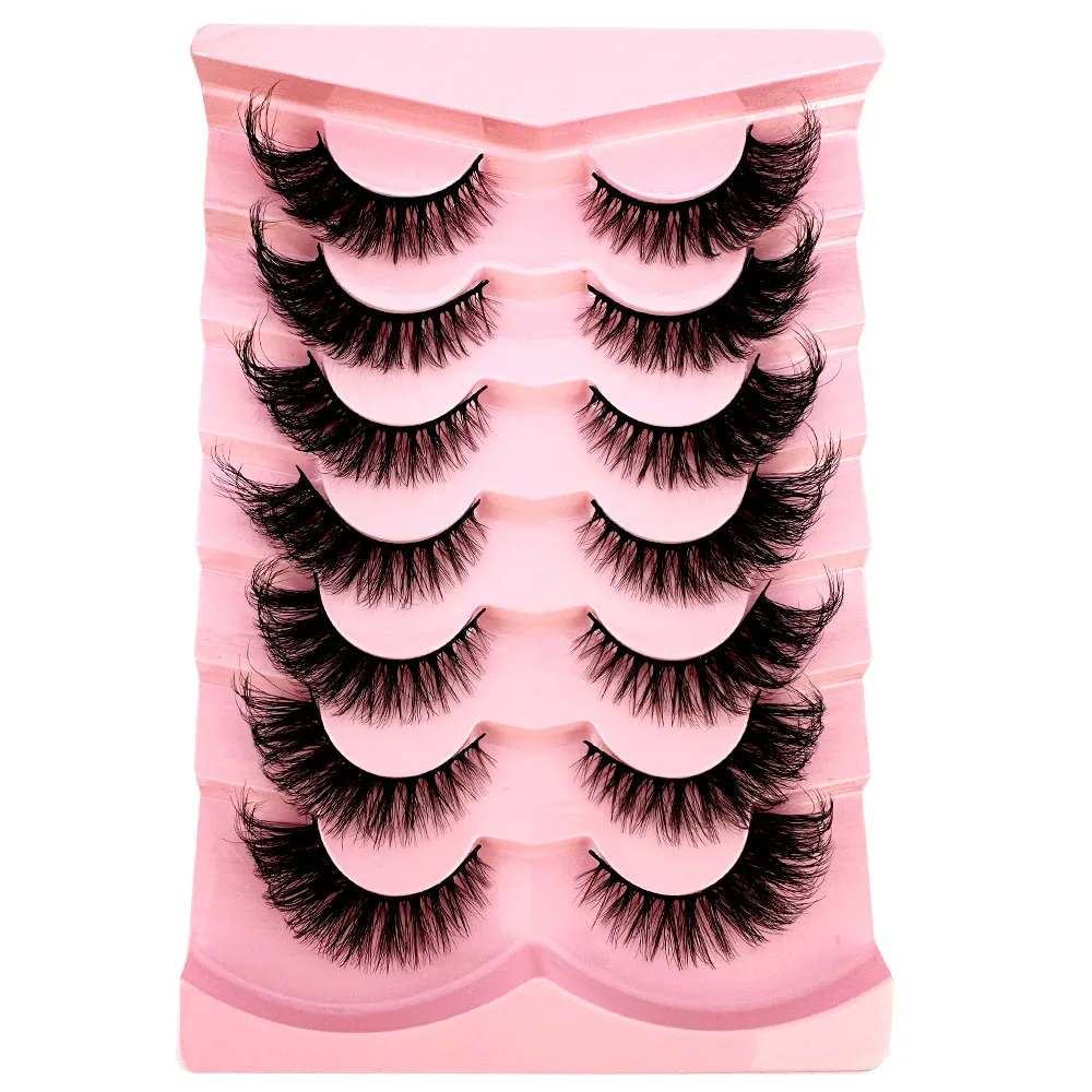 7 çift Kalın Kedi Gözü Kirpikl - Eyelash Extension Volume Cat Eye incelemesi ve fiyatı