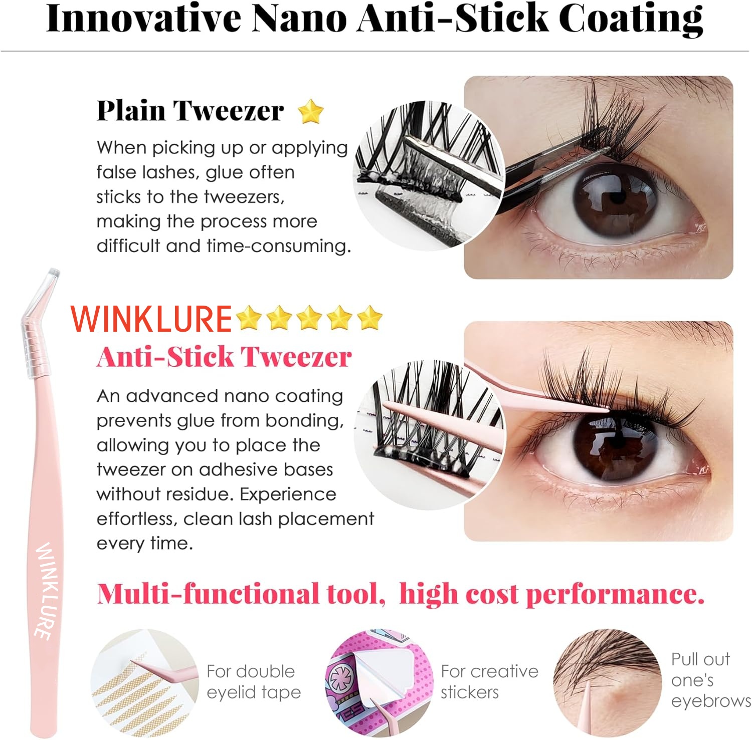 WINKLURE Kendinden Yapışkanlı  - Eyelash Extension Anime incelemesi ve fiyatı