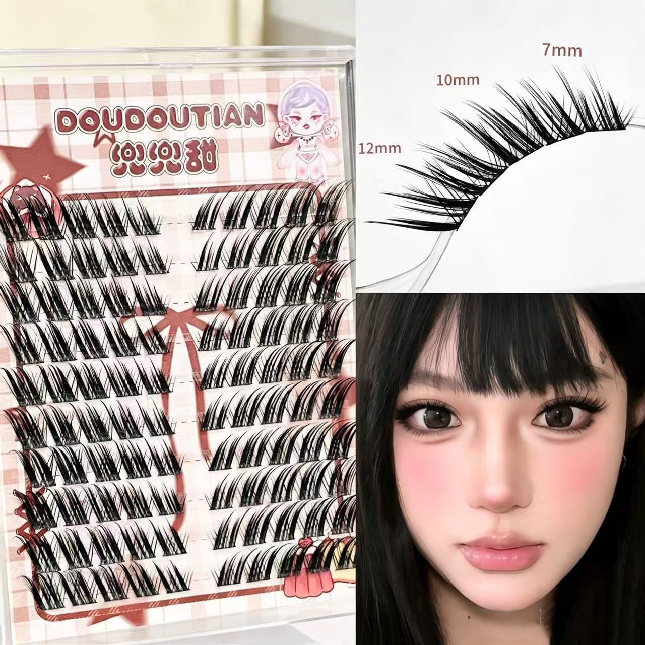 Doudoutian Fox-Style Kanatlı K - Eyelash Extension Douyin incelemesi ve fiyatı